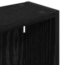 vidaXL Fürdőszobai faliszekrény Fekete Tölgy 30 x 14 x 70 cm