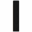 vidaXL Fürdőszobai faliszekrény Fekete Tölgy 30 x 14 x 70 cm
