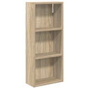 vidaXL Fürdőszobai faliszekrény polcokkal Sonoma tölgy 30 x 14 x 70 cm