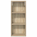 vidaXL Fürdőszobai faliszekrény polcokkal Sonoma tölgy 30 x 14 x 70 cm