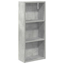 vidaXL Fürdőszobai faliszekrény polcokkal Beton Szürke 30 x 14 x 70 cm