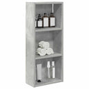 vidaXL Fürdőszobai faliszekrény polcokkal Beton Szürke 30 x 14 x 70 cm