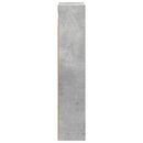 vidaXL Fürdőszobai faliszekrény polcokkal Beton Szürke 30 x 14 x 70 cm