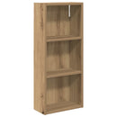 vidaXL Fürdőszobai faliszekrény Művészi tölgy 30 x 14 x 70 cm