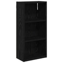 vidaXL Fürdőszobai faliszekrény Fekete Tölgy 30 x 16 x 62,5 cm