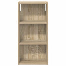vidaXL Fürdőszobai faliszekrény Sonoma tölgy 30 x 16 x 62,5 cm