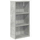 vidaXL Fürdőszobai faliszekrény Beton Szürke 30 x 16 x 62,5 cm