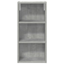 vidaXL Fürdőszobai faliszekrény Beton Szürke 30 x 16 x 62,5 cm