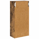 vidaXL Fürdőszobai faliszekrény Füstölt Tölgy 30 x 16 x 62,5 cm