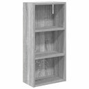 vidaXL Fürdőszobai faliszekrény Szürke Sonoma 30 x 16 x 62,5 cm