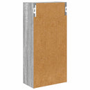 vidaXL Fürdőszobai faliszekrény Szürke Sonoma 30 x 16 x 62,5 cm