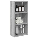 vidaXL Fürdőszobai faliszekrény Szürke Sonoma 30 x 16 x 62,5 cm