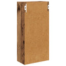 vidaXL Fürdőszobai faliszekrény Öreg fa 30 x 16 x 62,5 cm Mérnöki fa
