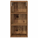 vidaXL Fürdőszobai faliszekrény Öreg fa 30 x 16 x 62,5 cm Mérnöki fa