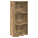 vidaXL Fürdőszobai faliszekrény Művészi tölgy 30 x 16 x 62,5 cm