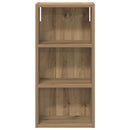 vidaXL Fürdőszobai faliszekrény Művészi tölgy 30 x 16 x 62,5 cm