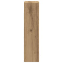 vidaXL Fürdőszobai faliszekrény Művészi tölgy 30 x 16 x 62,5 cm