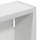 vidaXL Fürdőszobai faliszekrény Fehér 40 x 10 x 50 cm Mérnöki fa