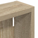 vidaXL Fürdőszobai faliszekrény polcokkal Sonoma tölgy 40 x 10 x 50 cm