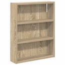 vidaXL Fürdőszobai faliszekrény polcokkal Sonoma tölgy 40 x 10 x 50 cm