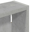 vidaXL Fürdőszobai faliszekrény polcokkal Beton Szürke 40 x 10 x 50 cm