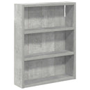 vidaXL Fürdőszobai faliszekrény polcokkal Beton Szürke 40 x 10 x 50 cm