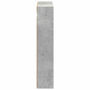 vidaXL Fürdőszobai faliszekrény polcokkal Beton Szürke 40 x 10 x 50 cm