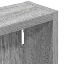 vidaXL Fürdőszobai faliszekrény Szürke Sonoma 40 x 10 x 50 cm