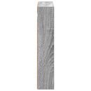 vidaXL Fürdőszobai faliszekrény Szürke Sonoma 40 x 10 x 50 cm