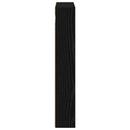 vidaXL Fürdőszobai faliszekrény Fekete Tölgy 40 x 10 x 60,5 cm