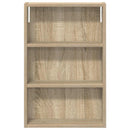 vidaXL Fürdőszobai faliszekrény Sonoma tölgy 40 x 10 x 60,5 cm