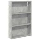 vidaXL Fürdőszobai faliszekrény Beton Szürke 40 x 10 x 60,5 cm
