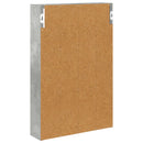 vidaXL Fürdőszobai faliszekrény Beton Szürke 40 x 10 x 60,5 cm