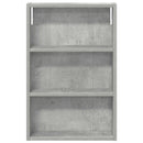 vidaXL Fürdőszobai faliszekrény Beton Szürke 40 x 10 x 60,5 cm