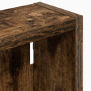 vidaXL Fürdőszobai faliszekrény Füstölt Tölgy 40 x 10 x 60,5 cm