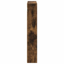 vidaXL Fürdőszobai faliszekrény Füstölt Tölgy 40 x 10 x 60,5 cm