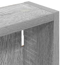 vidaXL Fürdőszobai faliszekrény Szürke Sonoma 40 x 10 x 60,5 cm