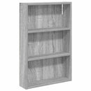 vidaXL Fürdőszobai faliszekrény Szürke Sonoma 40 x 10 x 60,5 cm