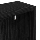 vidaXL Fürdőszobai faliszekrény Fekete Tölgy 40 x 14 x 70 cm