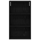 vidaXL Fürdőszobai faliszekrény Fekete Tölgy 40 x 14 x 70 cm