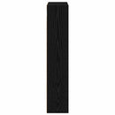 vidaXL Fürdőszobai faliszekrény Fekete Tölgy 40 x 14 x 70 cm