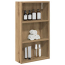 vidaXL Fürdőszobai faliszekrény Kézműves Tölgy 40 x 14 x 70 cm