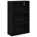 vidaXL Fürdőszobai faliszekrény Fekete Tölgy 40 x 16 x 62,5 cm