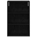 vidaXL Fürdőszobai faliszekrény Fekete Tölgy 40 x 16 x 62,5 cm