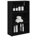 vidaXL Fürdőszobai faliszekrény Fekete Tölgy 40 x 16 x 62,5 cm
