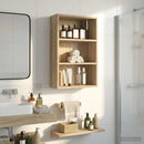 vidaXL Fürdőszobai faliszekrény Sonoma tölgy 40 x 16 x 62,5 cm