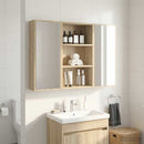 vidaXL Fürdőszobai faliszekrény Sonoma tölgy 40 x 16 x 62,5 cm