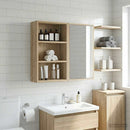 vidaXL Fürdőszobai faliszekrény Sonoma tölgy 40 x 16 x 62,5 cm