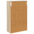 vidaXL Fürdőszobai faliszekrény Sonoma tölgy 40 x 16 x 62,5 cm