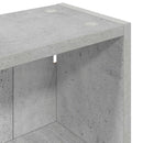 vidaXL Fürdőszobai faliszekrény Beton Szürke 40 x 16 x 62,5 cm